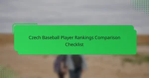 Czech Baseball Player Rankings Comparison Checklist